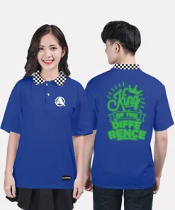 áo lớp caro xanh duong