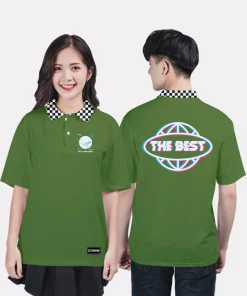 áo lớp caro xanh lục