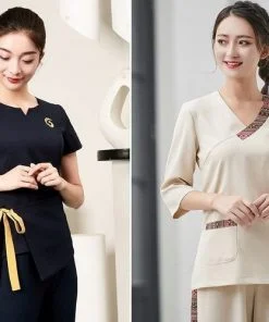 đồng phục giáo viên mầm non may sẵn
