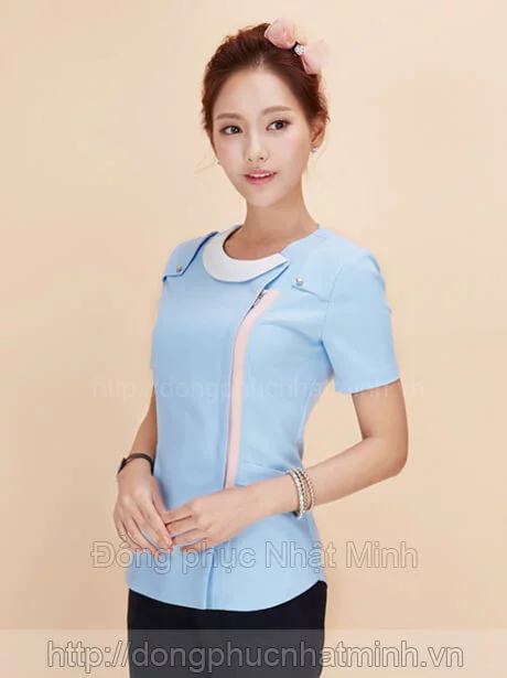 dong-phuc-giao-vien-mam-non-xanh-lam đồng phục giáo viên mầm non xanh lam