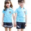 đồng phục học sinh mầm non xanh lam