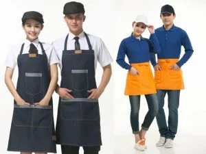 đồng phục tạp dề cafe