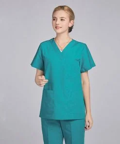 đồng phục y tế xanh lam