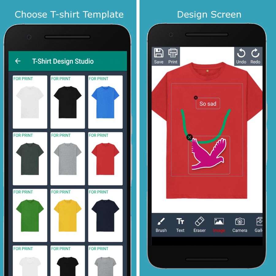 Top phần mềm miễn phí giúp bạn tự thiết kế áo lớp 6 T Shirt Design Studio