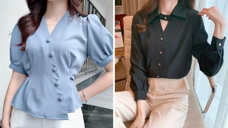 Việc chọn đúng size là yếu tố quyết định về độ phù hợp của mẫu áo sơ mi nữ đẹp