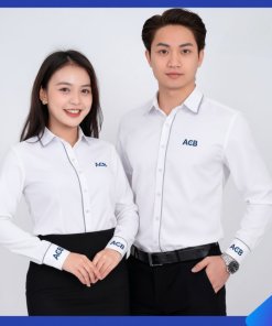 Mẫu áo sơ mi đồng phục ngân hàng acb