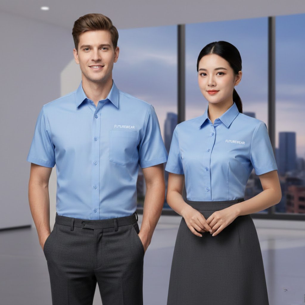 Mẫu Áo Sơ Mi Đồng Phục Công Ty Được Doanh Nghiệp Ưa Chuộng Hiện Nay 6 Mẫu áo sơ mi đồng phục công ty cao cấp