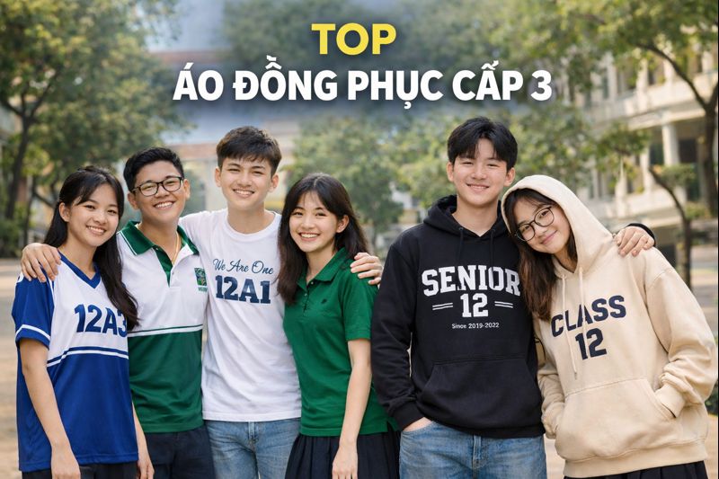 Các mẫu áo đồng phục lớp cấp 3