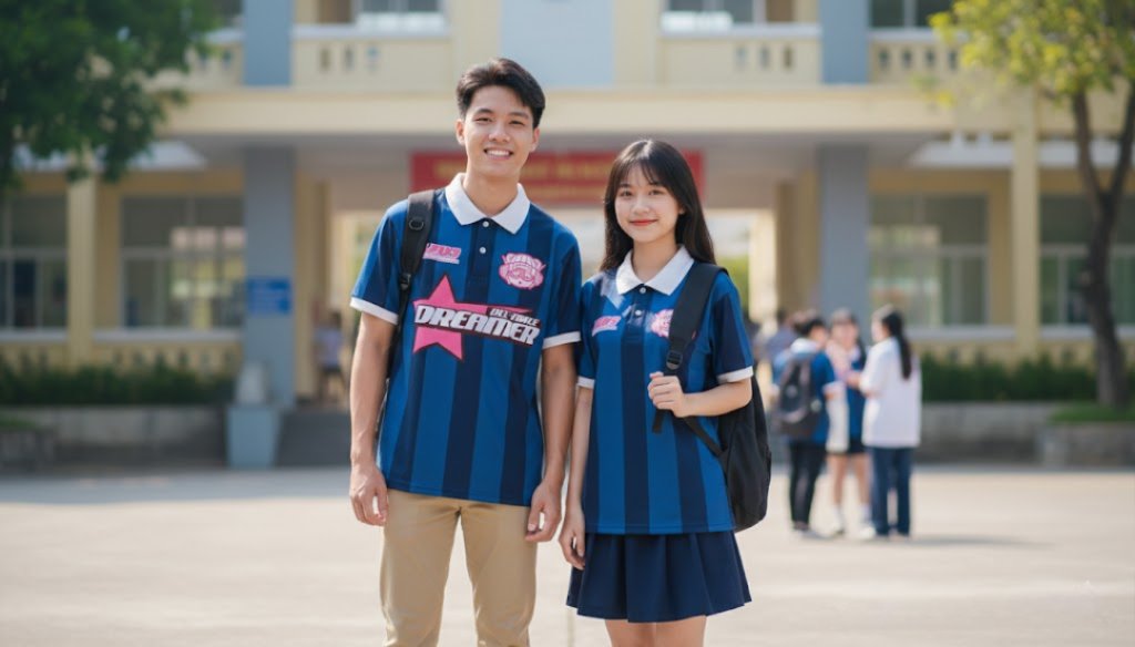 áo lớp polo 12d3 dreamer được mặc trong nhiều dịp