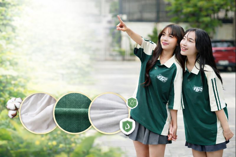Các Loại Chất Liệu Áo Đồng Phục Lớp Phổ Biến Hiện Nay 1 chat lieu ao dong phuc lop