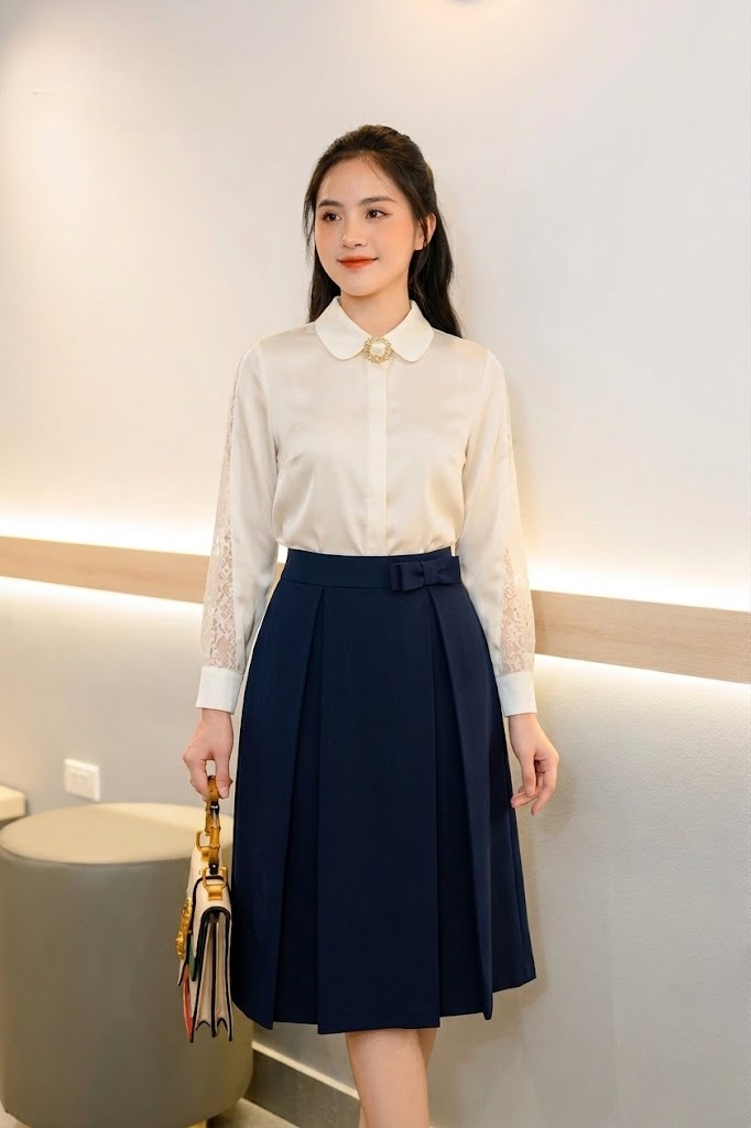 Top 5+ Mẫu Đồng Phục Giáo Viên THCS Chuyên Nghiệp, Hiện Đại Nhất 6 Mẫu áo đồng phục giáo viên thcs phong cách mix hiện đại