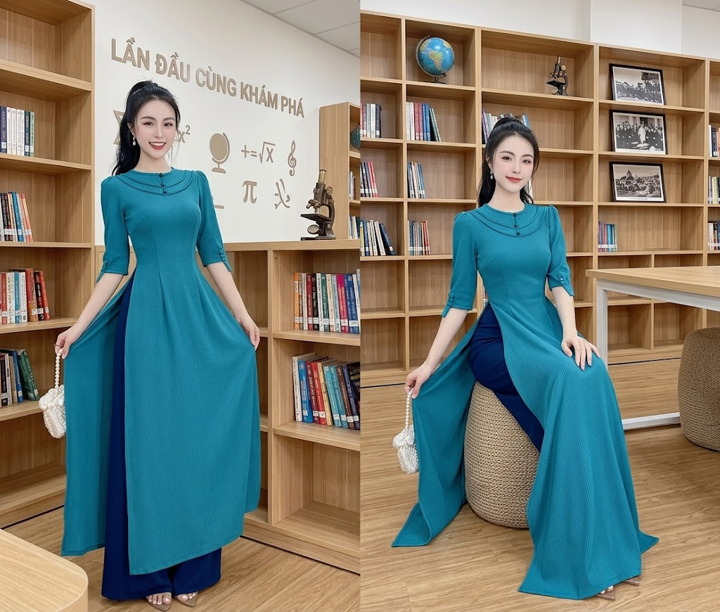 Xu Hướng Đồng Phục Giáo Viên 2026: Tối Giản & Thanh Lịch Lên Ngôi 8 vai lua ao dai