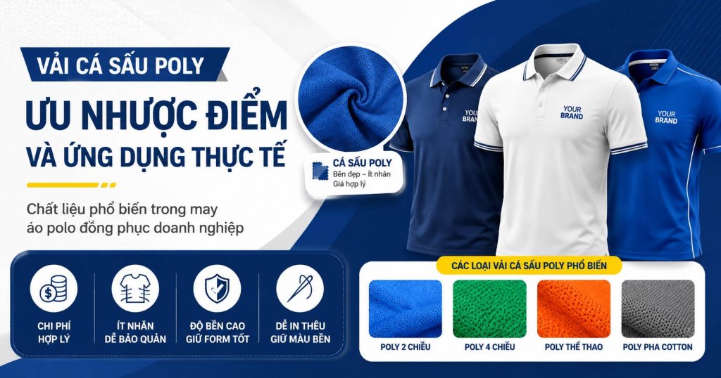 tìm hiểu về vải cá sấu poly