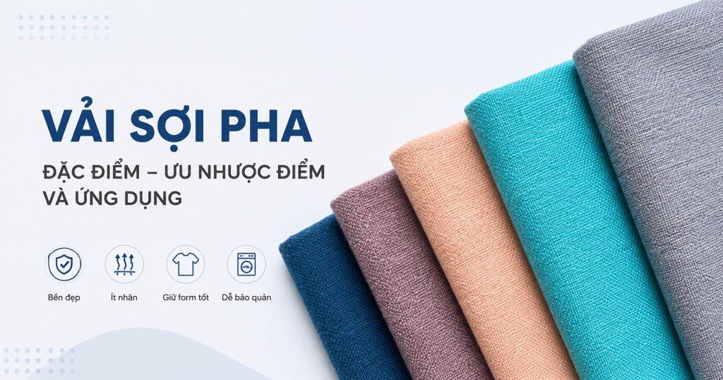 Vải Sợi Pha Là Gì? Đặc Điểm, Ưu Nhược Điểm Và Ứng Dụng 1 vai soi pha