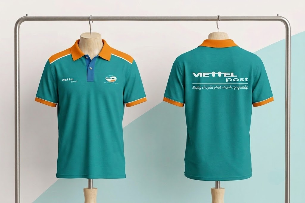 Mẫu đồng phục viettel post thiết kế tăng nhận diện thương hiệu