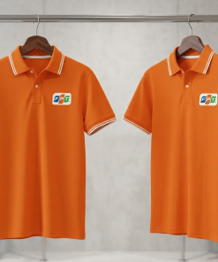 Mẫu đồng phục FPT áo polo màu cam