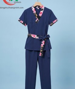 dong phuc spa nu mau xanh navy 1